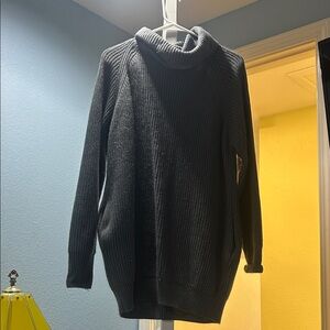 Gray Turtleneck Sweater for Men